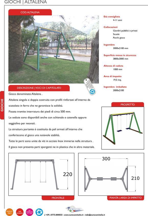 ALTALENA IN STRONGPLAST - PLASTICA ETEROGENEA